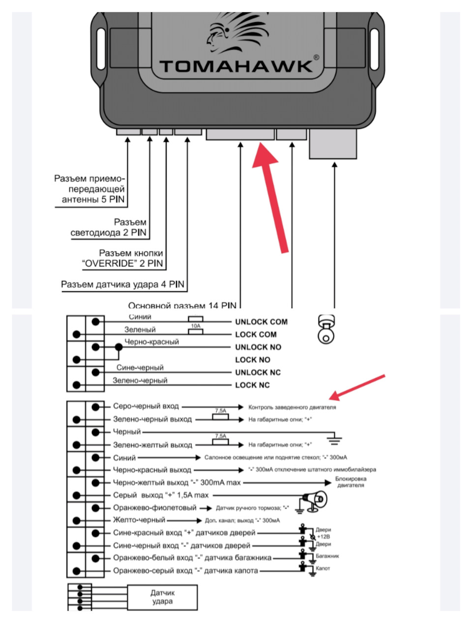 Tomahawk 9030 автозапуск по тахометру! — Toyota Corolla Spacio (E121 ...