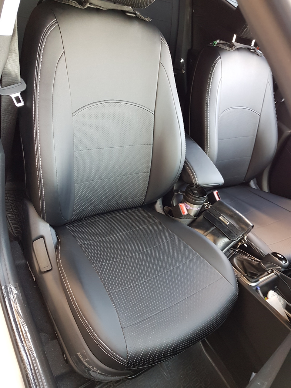 Чехлы АвтоФрант. Снова. — Hyundai Solaris (2G), 1,6 л, 2017 года ...