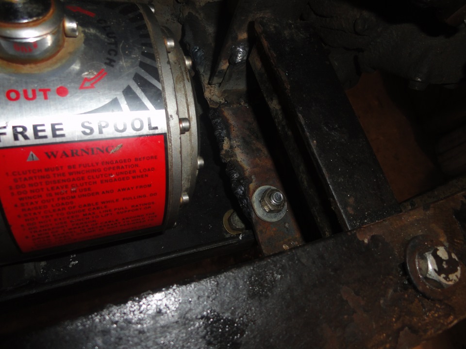 Переделка бампера и лебедки — УАЗ 452, 2,4 л, 1980 года | своими руками ...