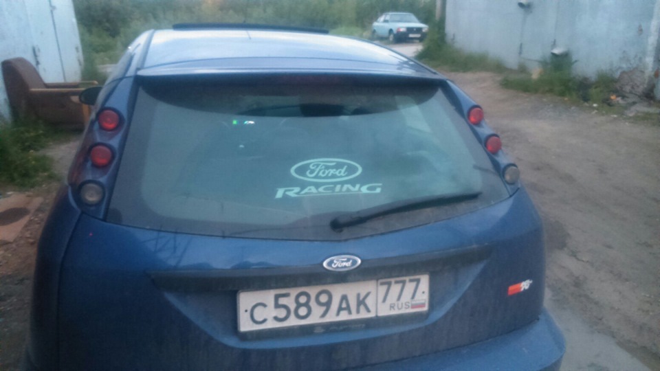 Задний дворник, форсунки омывателя — Ford Focus I ST170, 2 л, 2002 года ...