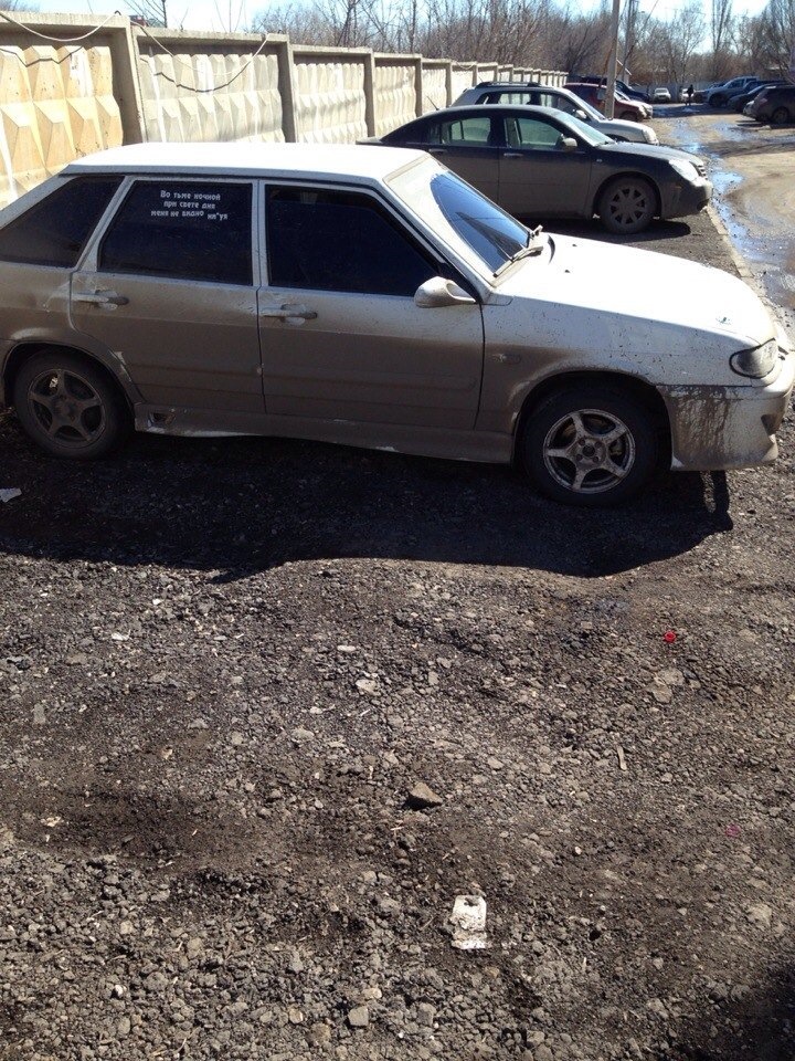 Поменял задние стойки, задний развал — Lada 2114, 1,6 л, 2012 года ...