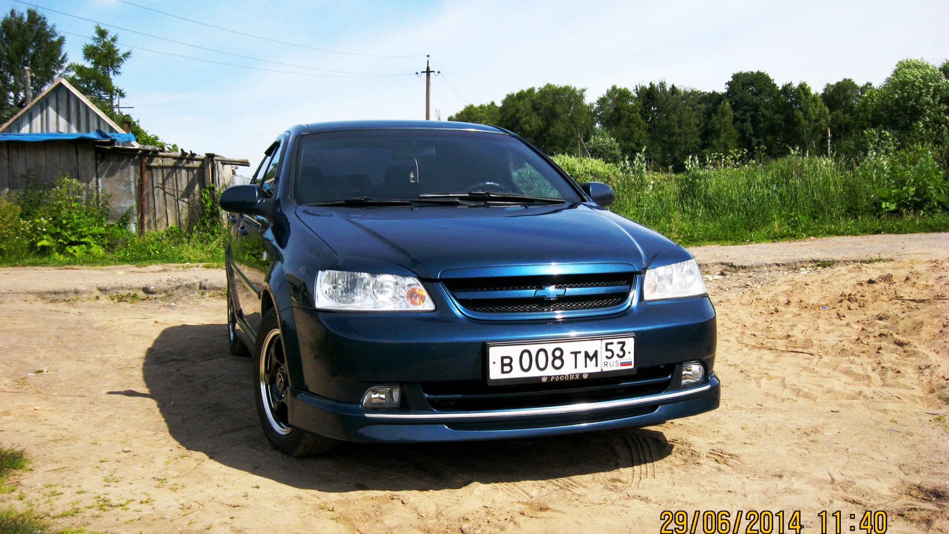 Chevrolet Lacetti седан голубой drive2