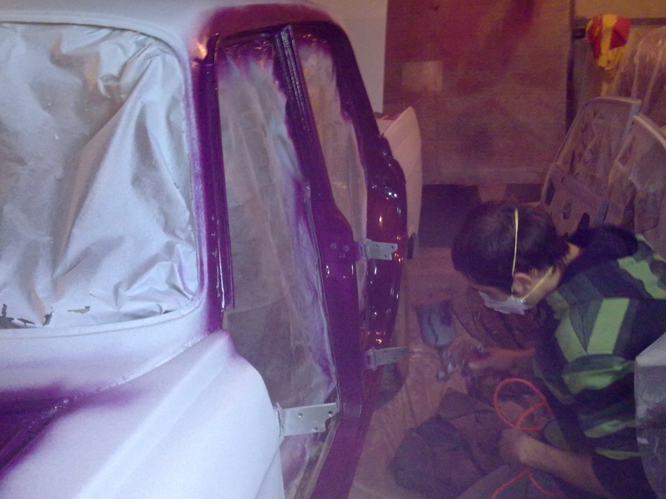 Покрасочные работы — ИЖ Москвич 412, 1,5 л., 1981 года | своими руками ...