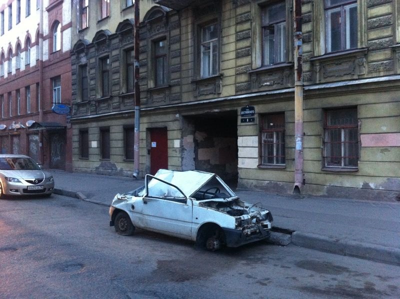 Брошенные автомобили в санкт петербурге