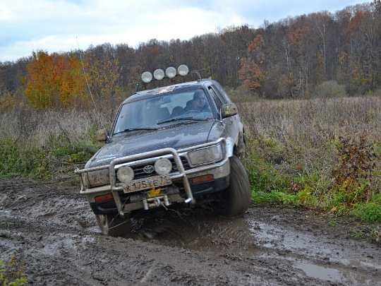 Прокатка маршрута до Шилово — Toyota 4Runner (II), 3 л, 1995 года ...