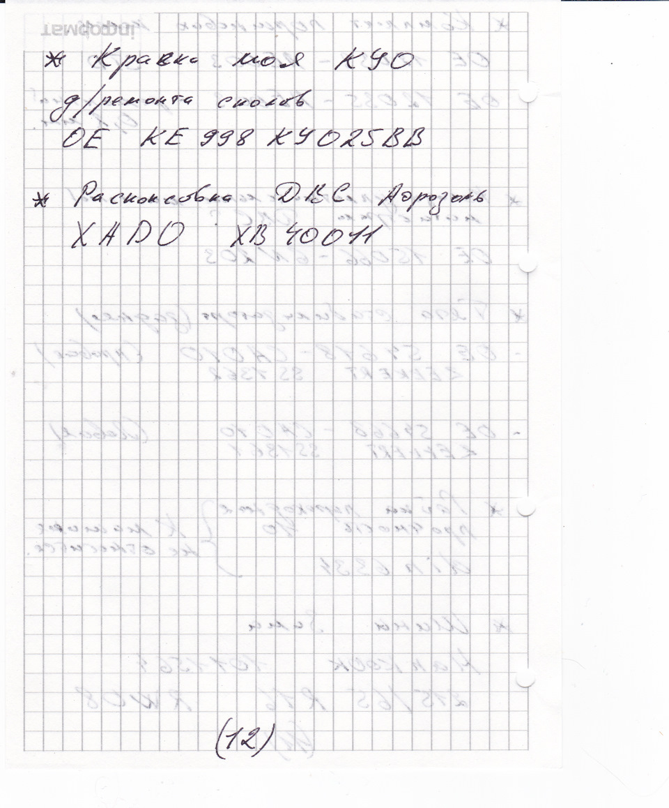 Фото в бортжурнале Nissan Presage (2G)