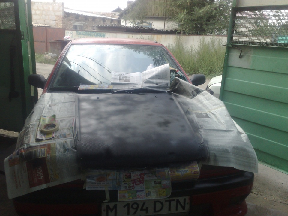 краска и карбон — Nissan Sunny (B13), 2 л, 1992 года | фотография | DRIVE2