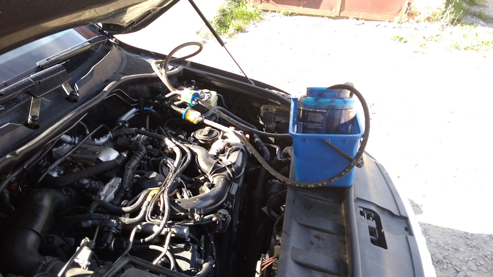 решил в очередной раз промыть форсунки LAVRом — Audi Q7 (1G), 3 л, 2008 ...