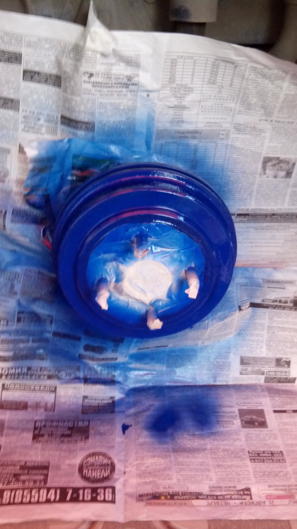 Покраска тормозных барабанов — Hyundai Getz, 1,3 л, 2003 года ...