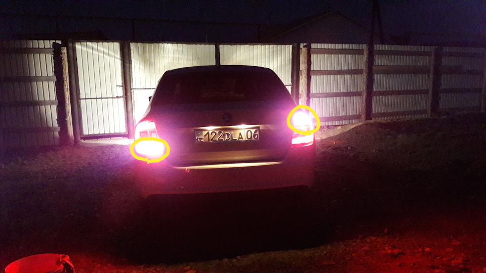 В габаритах диоды — Skoda Rapid (1G), 1,2 л, 2014 года | электроника ...