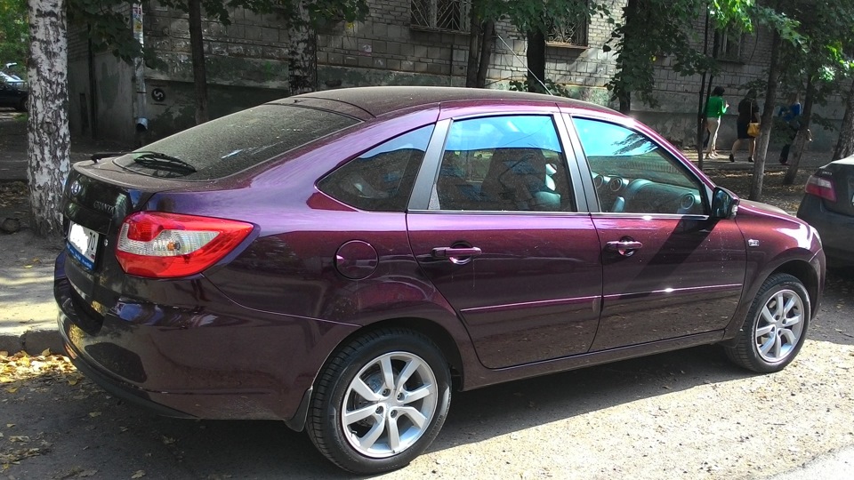 LED освещение салона — Lada Гранта лифтбек, 1,6 л, 2015 года ...