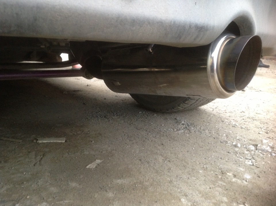 Глушитель Tanabe Medalion g-FORDAN и два датчика Defi — Toyota Vitz (90 ...