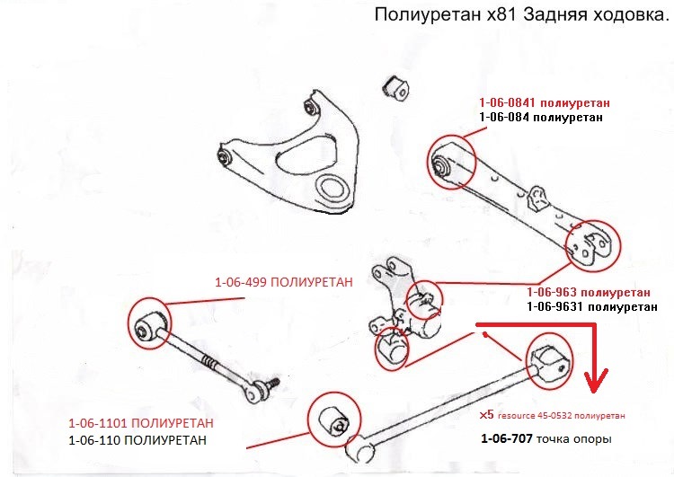 Подвеска марк 2 100 схема