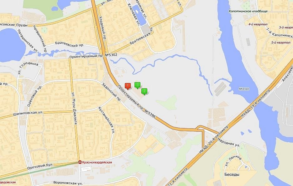 Проектируемый проезд. Проектируемый пр-д 5396, вл. 15.