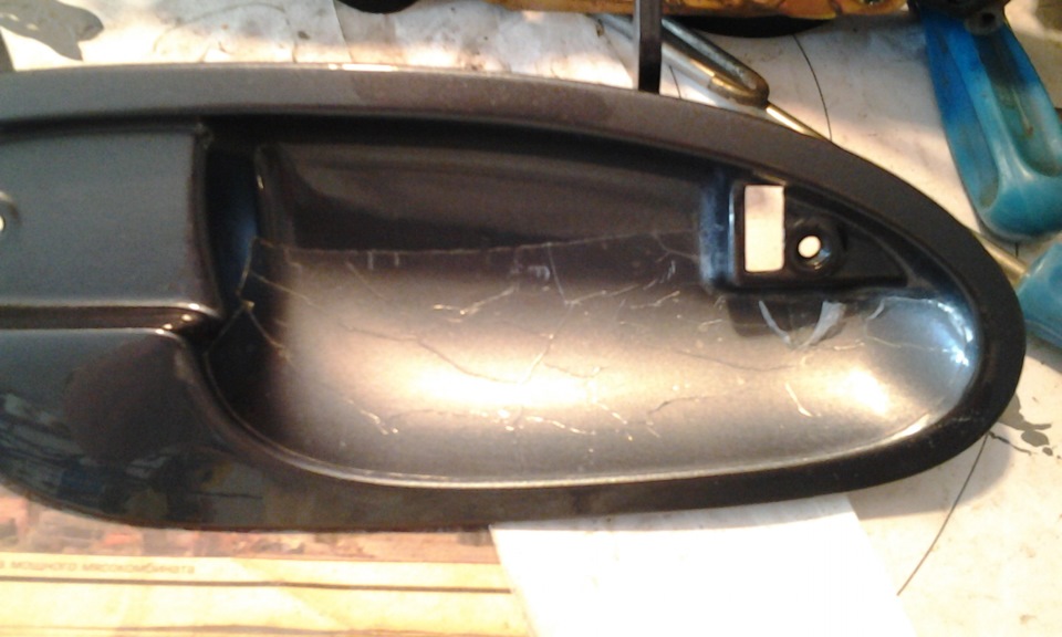 Бронирование наружных ручек открывания дверей — Opel Omega B, 3 л, 1997 ...