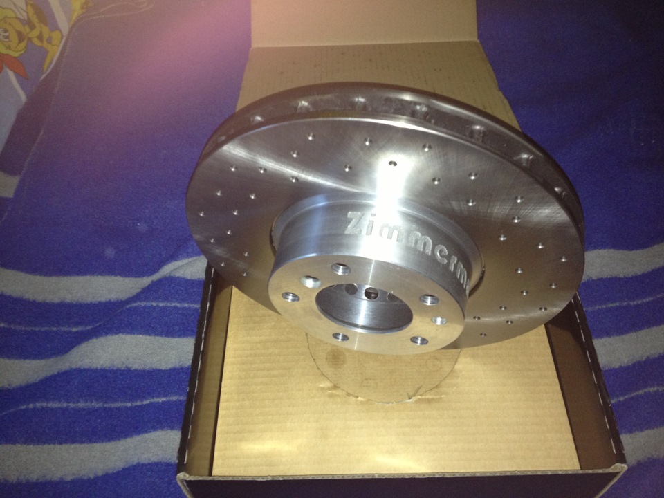 Тормозные диски составные плавающие Zimmermann Formula Z 324 мм — BMW 5 ...