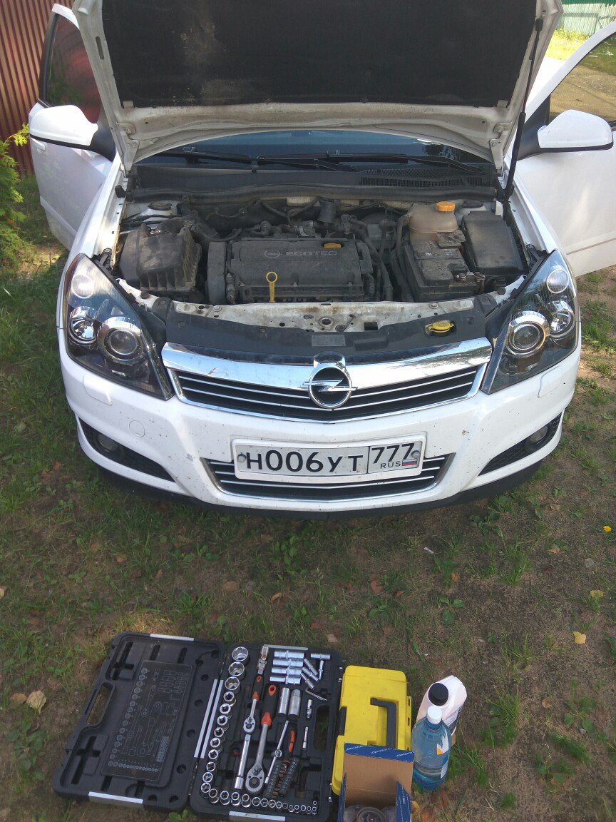 Замена помпы — Opel Astra H, 1,6 л, 2013 года | своими руками | DRIVE2