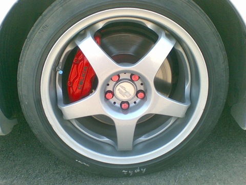 we paint the caliper it turned out beauty  - Toyota Celica 20 l 1999