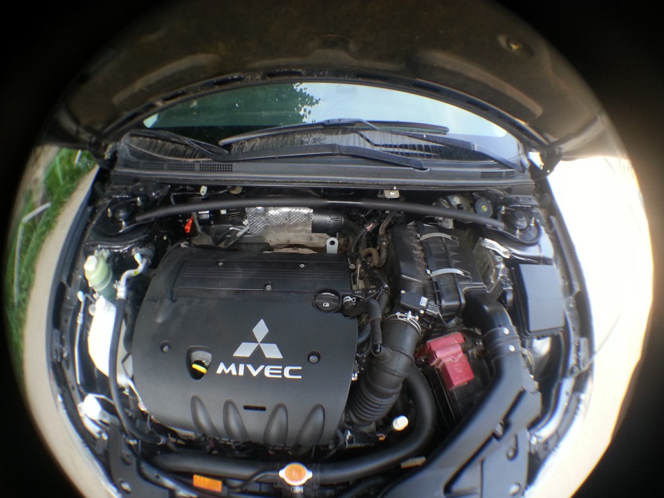 Растяжка чашек передней подвески — Mitsubishi Lancer X, 2,4 л, 2007 ...