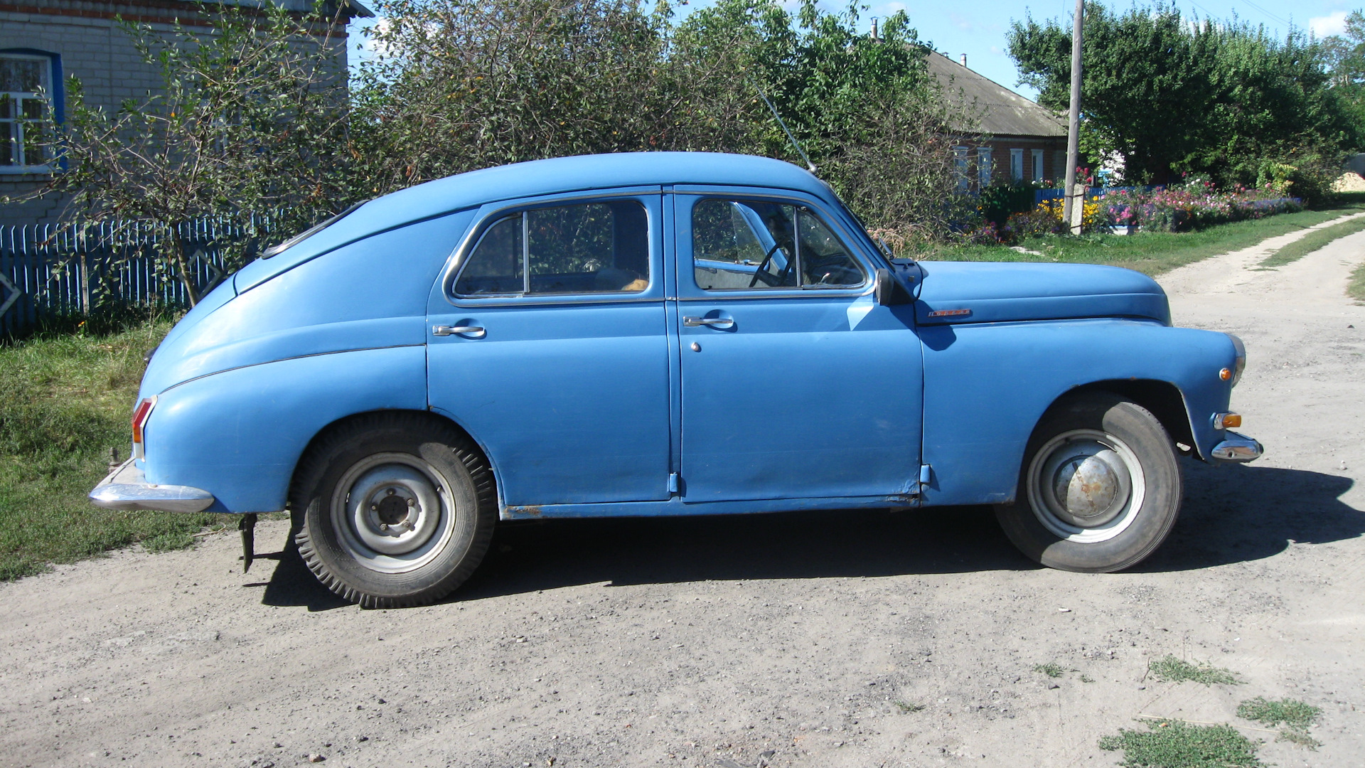 ГАЗ М-20 Победа 2.1 бензиновый 1957 | Голубая мечта на DRIVE2