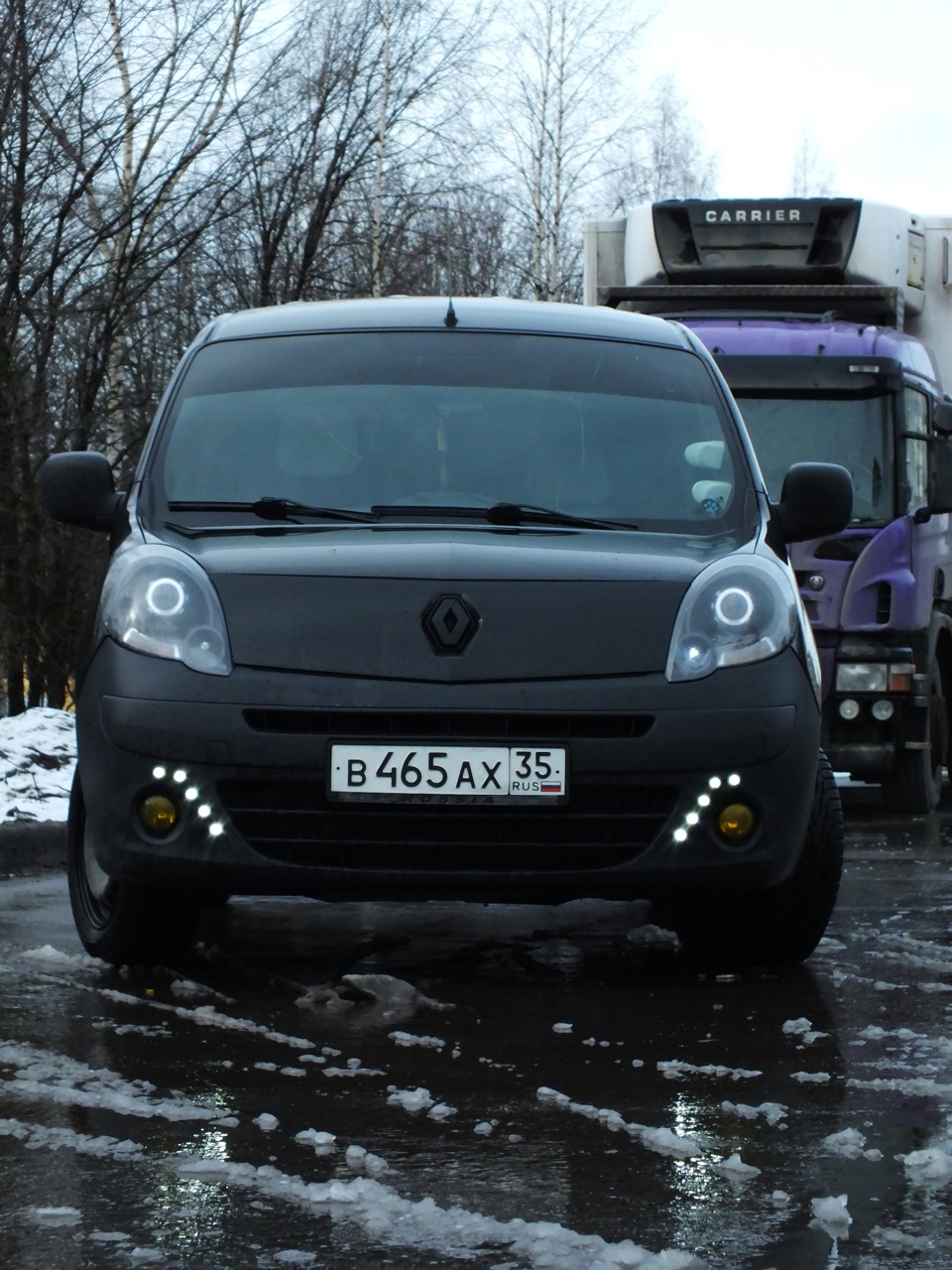 Замена дневных ходовых огней (ДХО) — Renault Kangoo (2G), 1,6 л, 2010 ...