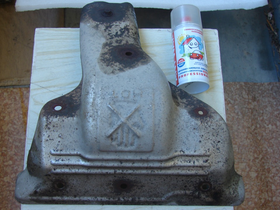 Покраска крышки коллектора. — Mazda 626 IV (GE), 1,8 л, 1993 года ...