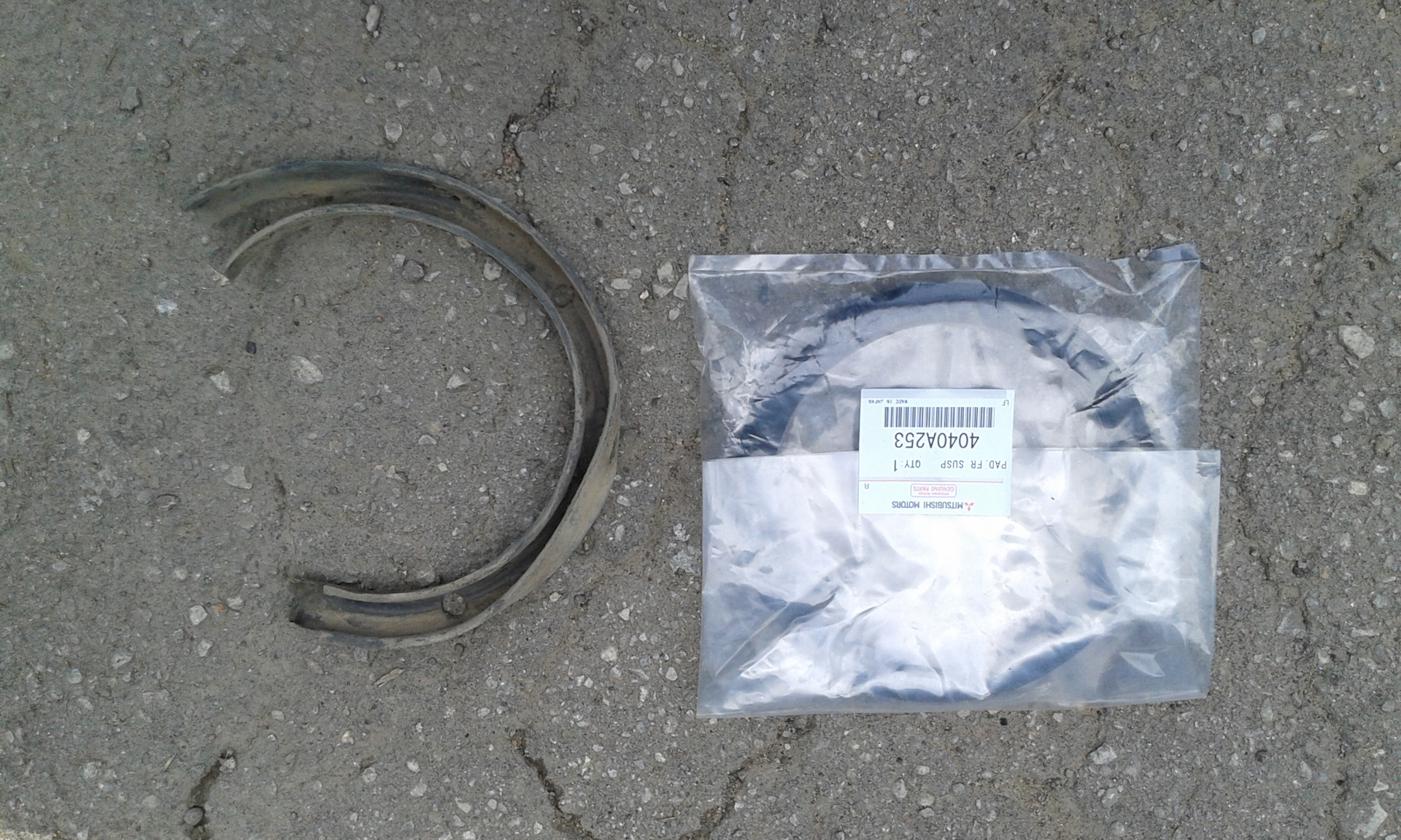 Резинки под пружины. — Mitsubishi Lancer Sportback, 1,8 л., 2008 года ...