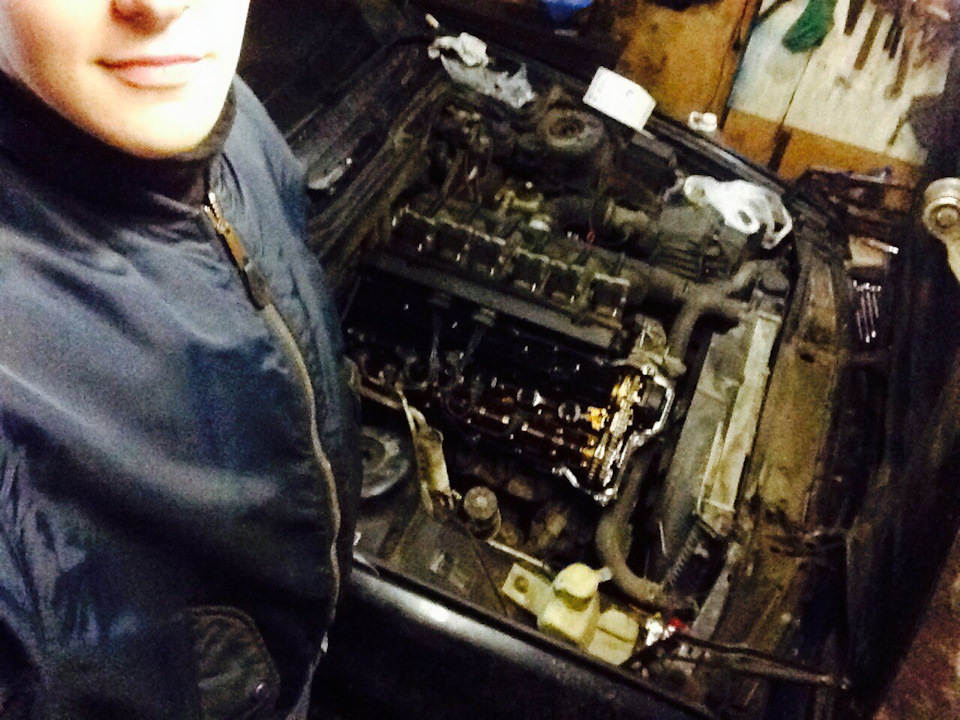 Замена прокладки клапанной крышки, и установка ксенона в туманки. — BMW ...