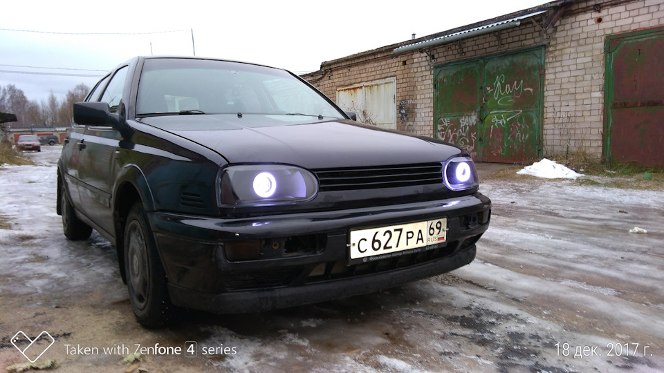 Би-линзы тест драйв — Volkswagen Golf Mk3, 1,8 л, 1993 года | тюнинг ...