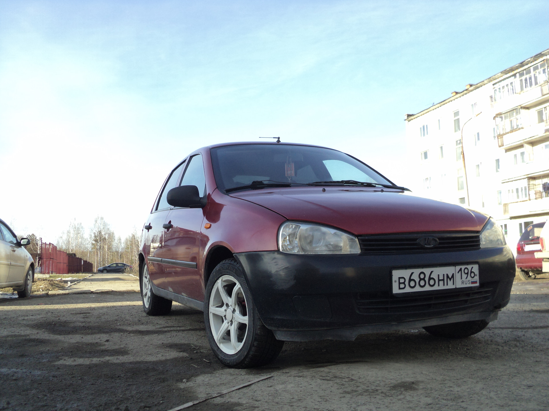 Дорожный просвет Калина на 19555R15 — Lada Калина седан, 1,6 л, 2006 года  | колёсные диски | DRIVE2