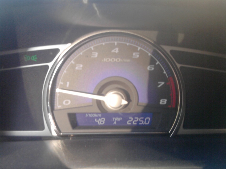 расход — Honda Civic 4D (8G), 1,8 л, 2007 года | просто так | DRIVE2