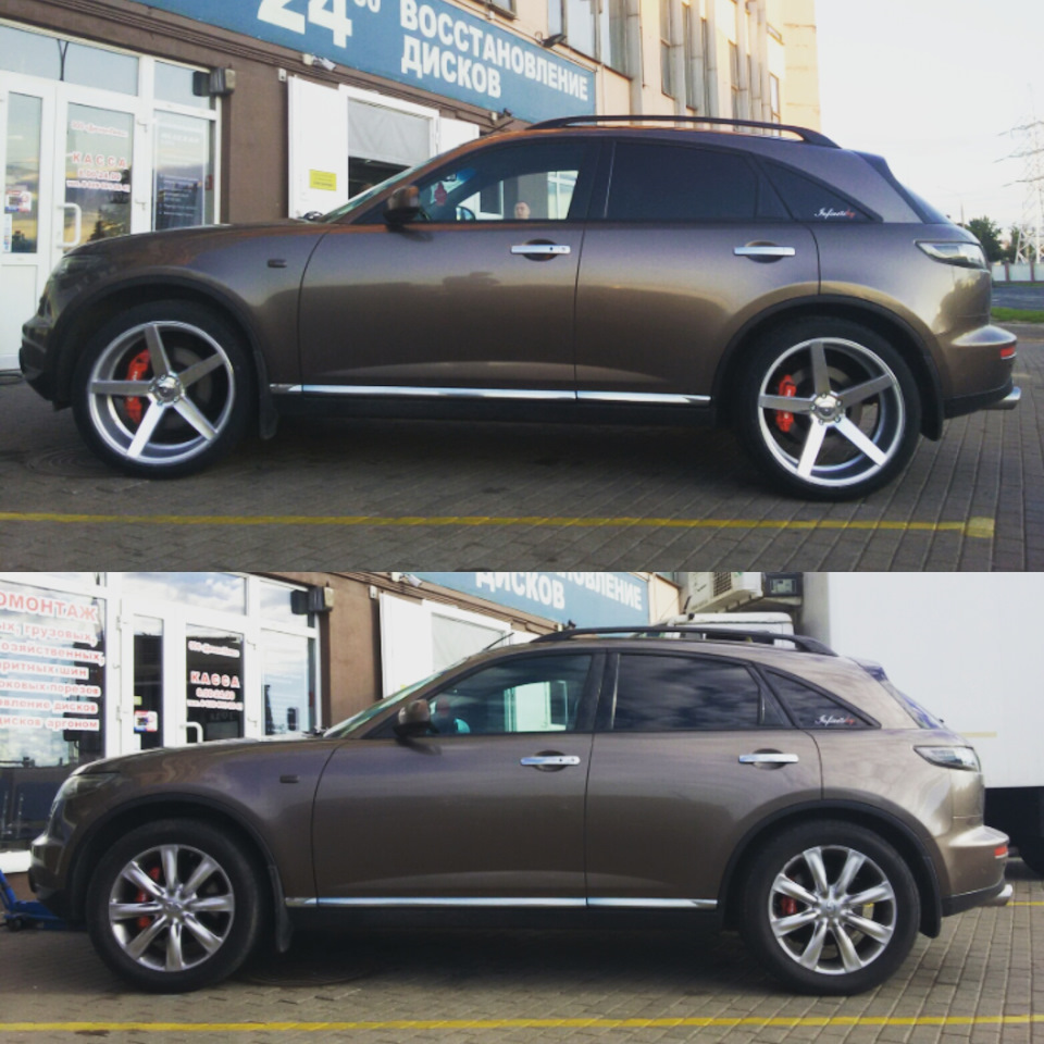 Диски R22 аля Vossen CV3 Silver для Infiniti FX35 S50 — Сообщество  «Infiniti Club» на DRIVE2