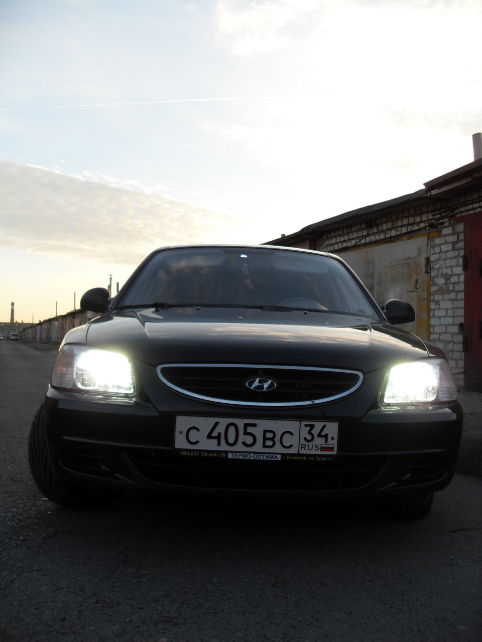 Ксенон 5000К — Hyundai Accent (2G), 1,5 л, 2007 года | другое | DRIVE2