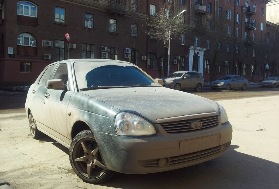 Отметимся) — Lada Приора хэтчбек, 1,6 л, 2009 года | фотография | DRIVE2
