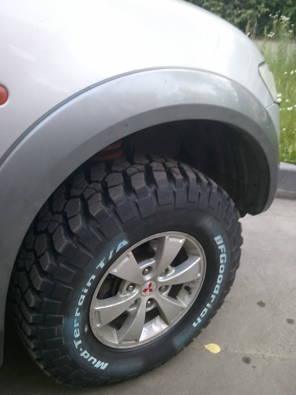 Подвеска. Шины. — Mitsubishi L200 (4G), 2,5 л, 2008 года | шины | DRIVE2