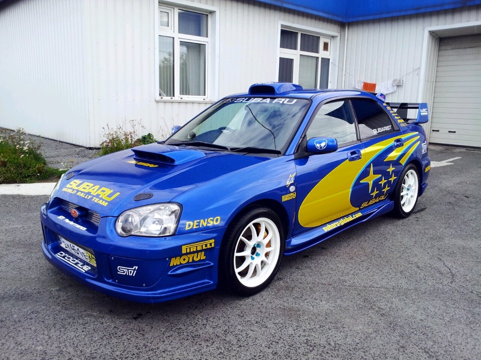 Субару Импреза WRX винил