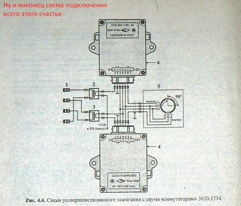 Схема подключения коммутатора уаз