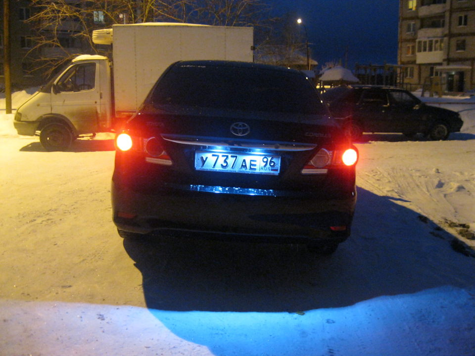 Фото подсветки в деле и визит на сервис — Toyota Corolla (140/150), 1,6 ...