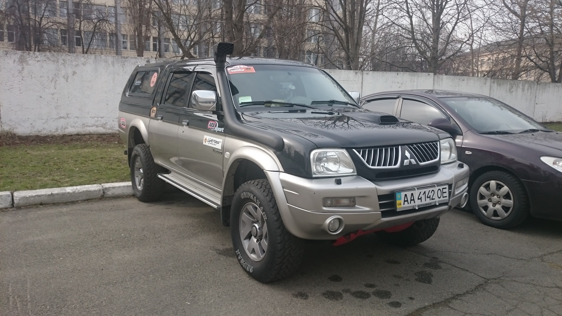 Шноркель — Mitsubishi L200 (3G), 2,5 л, 2006 года | тюнинг | DRIVE2