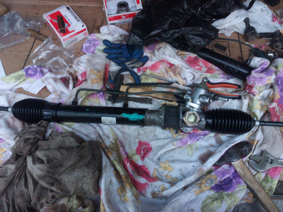 Ремонт рулевой рейки - Nissan Primera Wagon (W10), 1,6 л, 1990 года своими рукам