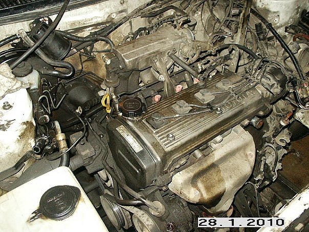 the disease began  SWAPO motor - Toyota Corolla 20 l 1997