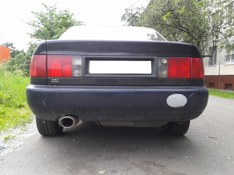 Новая выхлопная система — Audi S6 (C4), 2,2 л., 1995 года | тюнинг | DRIVE2