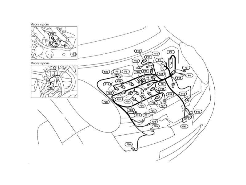 Nissan march k12 схема предохранителей