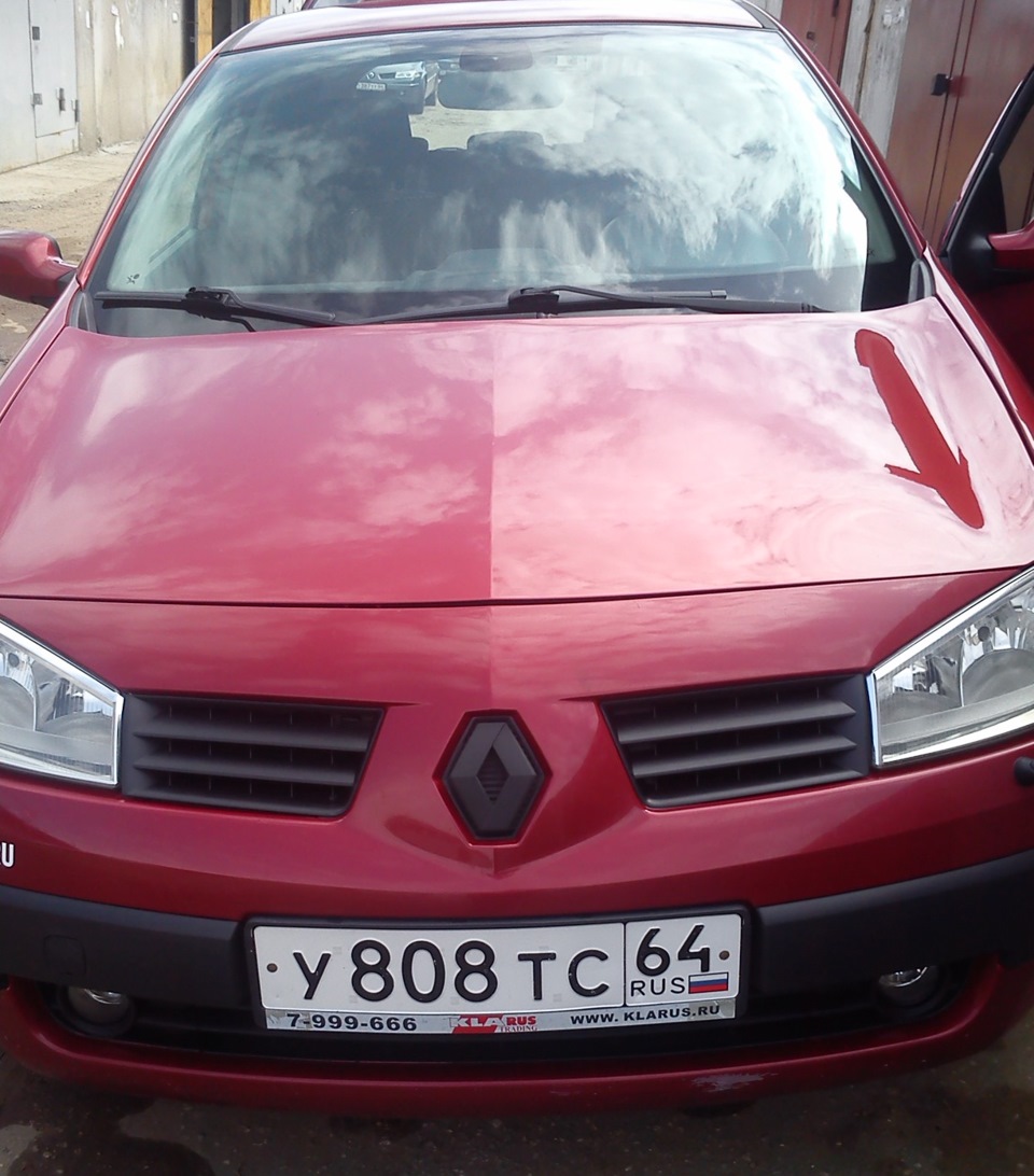 долой облезлые ручки и хром! — Renault Megane II, 1,6 л, 2004 года