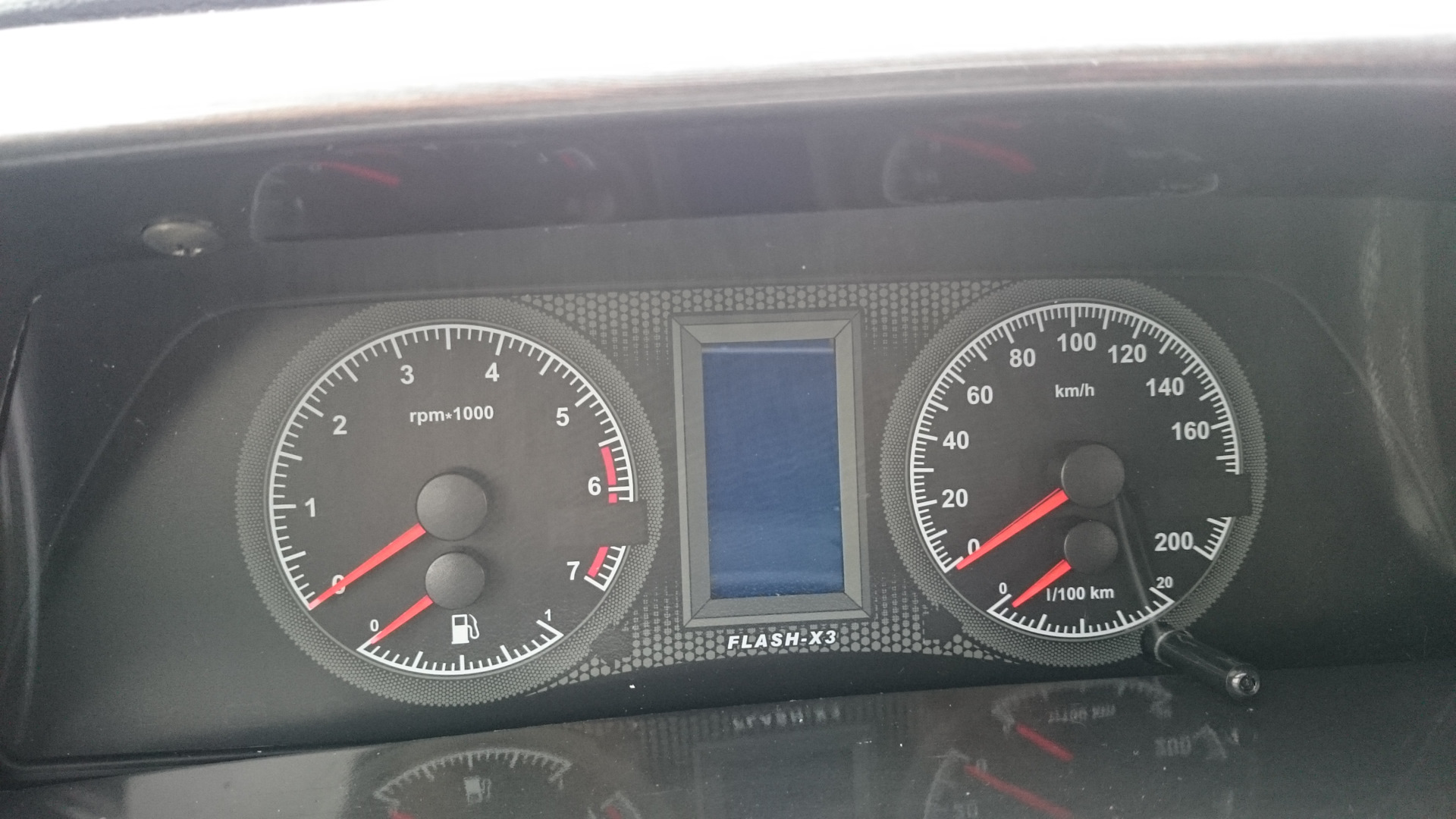 Приборная панель Flash 3. — Lada 2115, 1,6 л, 2008 года | тюнинг | DRIVE2