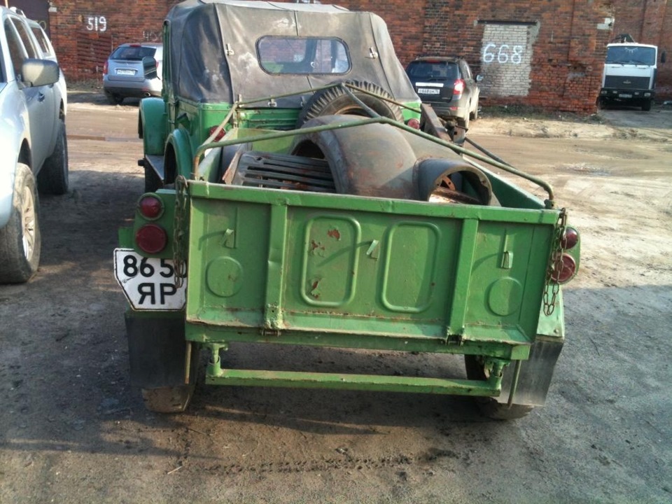 Прицеп газ-704 — Jeep Wrangler (YJ), 4 л, 1996 года | аксессуары | DRIVE2