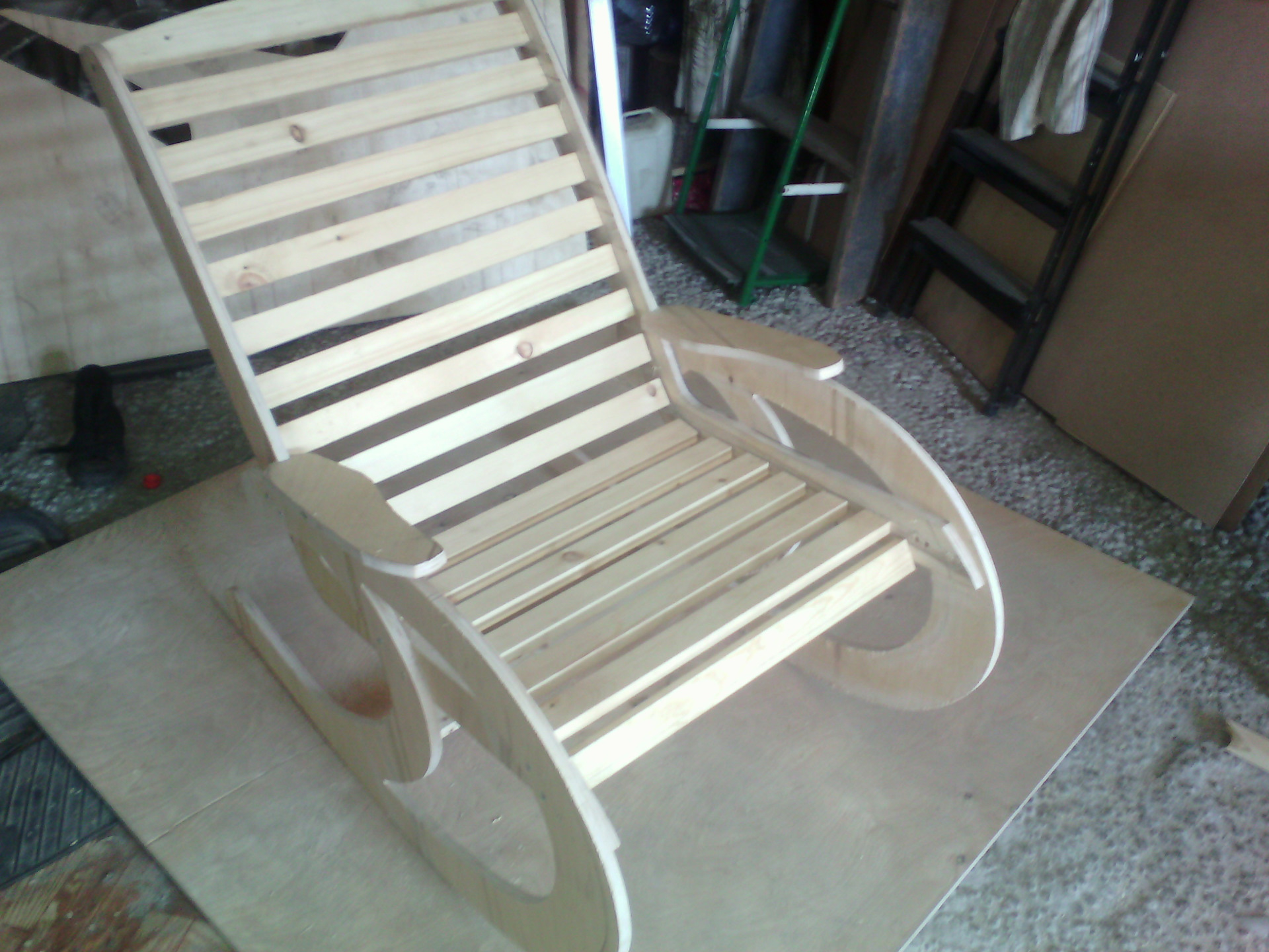 кресло качалка из фанеры шаблон