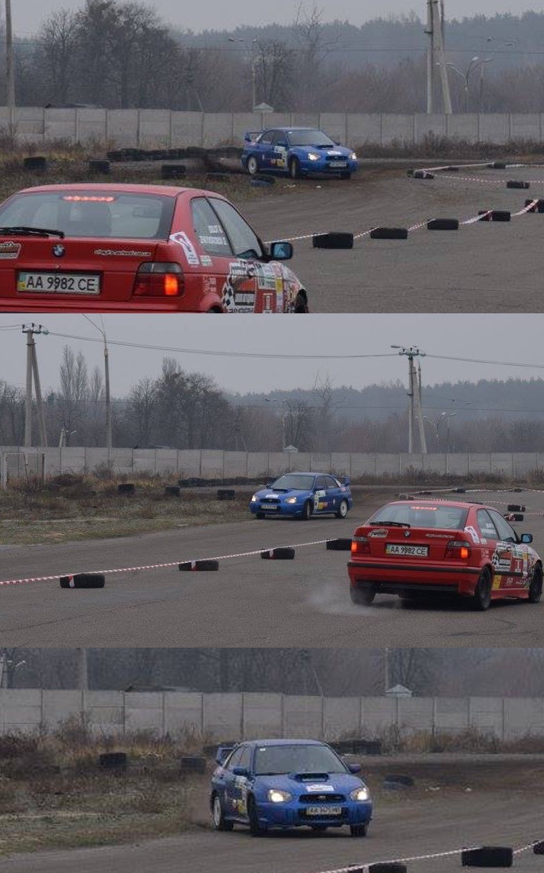 занос — Subaru Impreza WRX STI (GD)