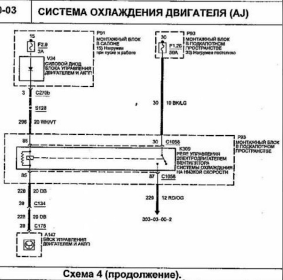 Схема датчика скорости форд фокус 2