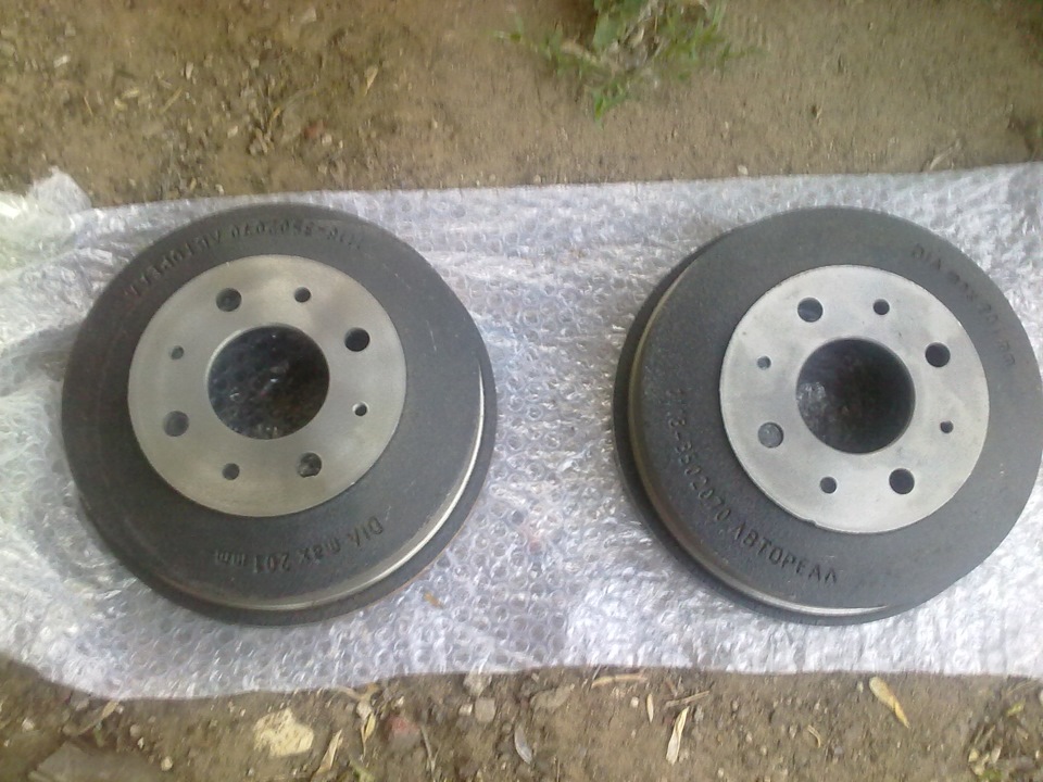 "Кастрюльки" или чугунные барабаны! — Lada 2115, 1,6 л, 2010 года ...